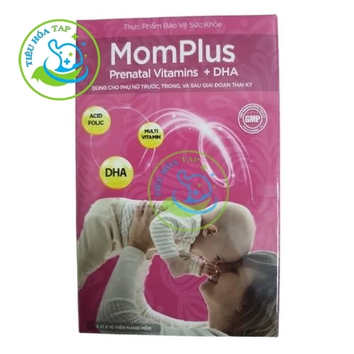 MomPlus Prenatal Vitamins + DHA - Bổ sung vitamin và khoáng chất